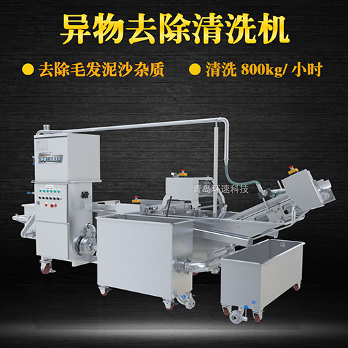 蔬菜自動清洗機，有效清洗，去除泥沙