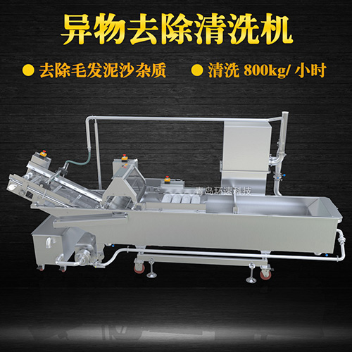 商用專業(yè)果蔬清洗機，氣泡清洗，清洗800kg小時